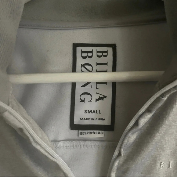 Billabong Gray Track Jacket Mens Size Small Athleisure Athletic - Picture 5 of 5